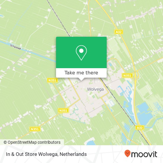 In & Out Store Wolvega, Keiweg 5 map