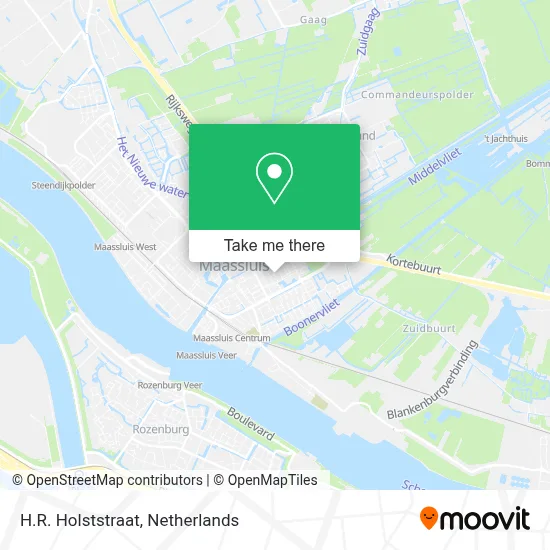 H.R. Holststraat map