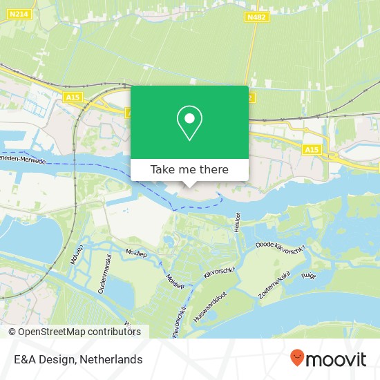 E&A Design, Oranjestraat 67 map