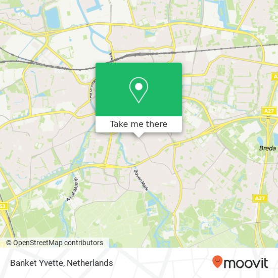 Banket Yvette, Ginnekenweg 38 map