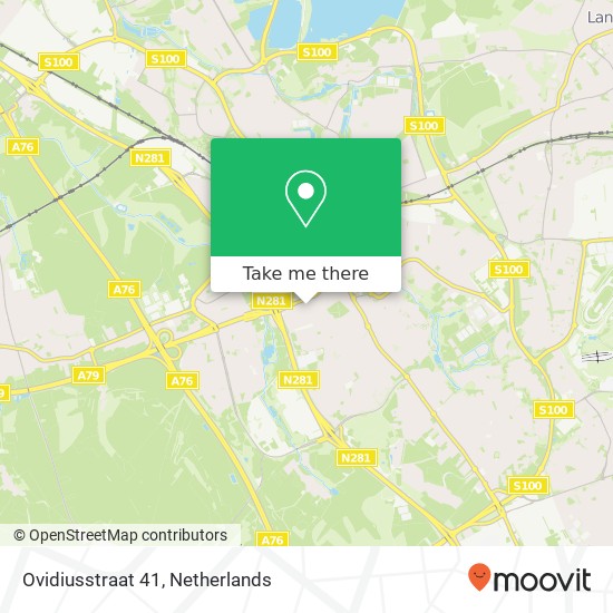 Ovidiusstraat 41, 6417 VS Heerlen map