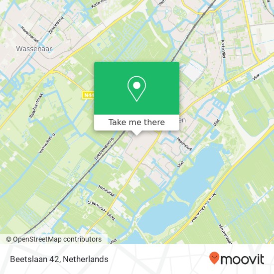 Beetslaan 42, 2252 TT Voorschoten map