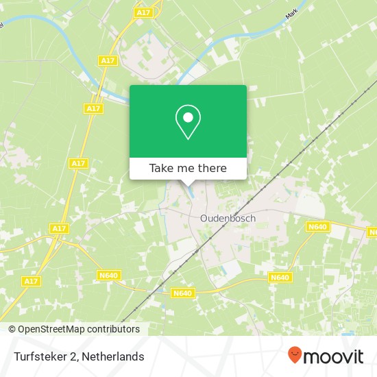 Turfsteker 2, 4731 ML Oudenbosch Karte