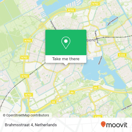 Brahmsstraat 4, 1323 CW Almere-Stad map