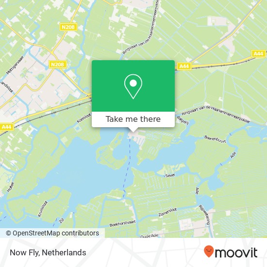 Now Fly, Prins Bernhardlaan 13 map