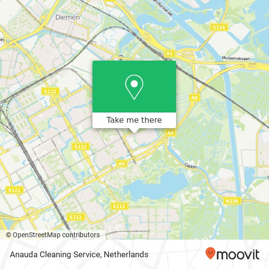 Anauda Cleaning Service, Kouwenoord 1071 Karte