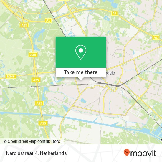 Narcisstraat 4, 7555 CX Hengelo map