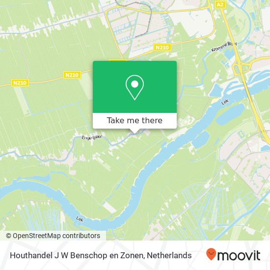 Houthandel J W Benschop en Zonen, Kapelsepad 19A map