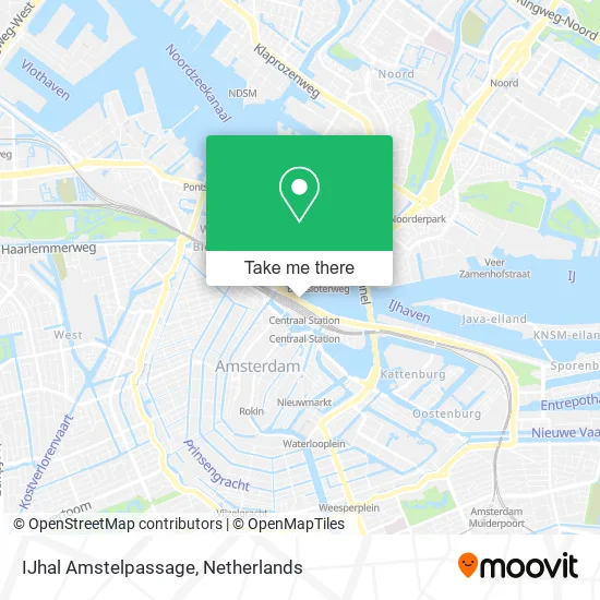 IJhal Amstelpassage map
