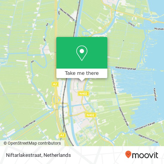 Niftarlakestraat, 3621 GE Breukelen map