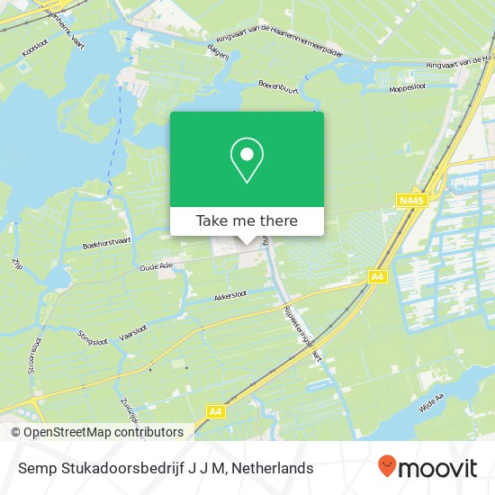 Semp Stukadoorsbedrijf J J M, Binnenweg 13 map