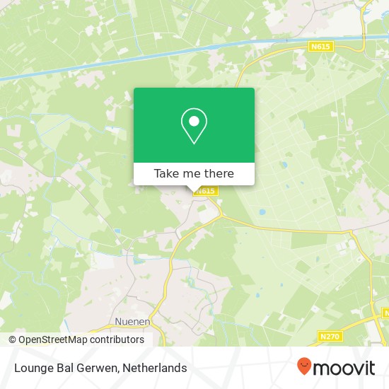 Lounge Bal Gerwen, Ruiterweg map
