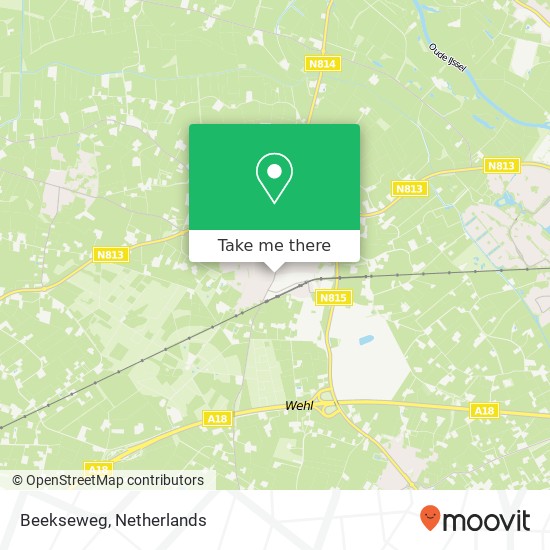 Beekseweg map