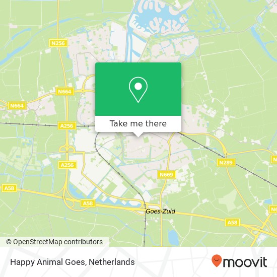 Happy Animal Goes, Bessestraat 41 map