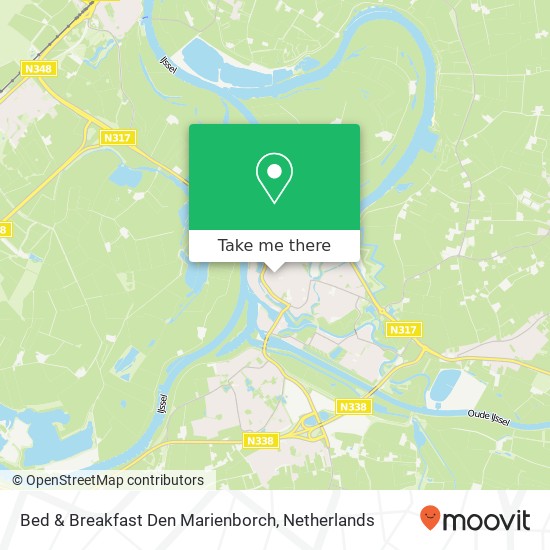 Bed & Breakfast Den Marienborch map