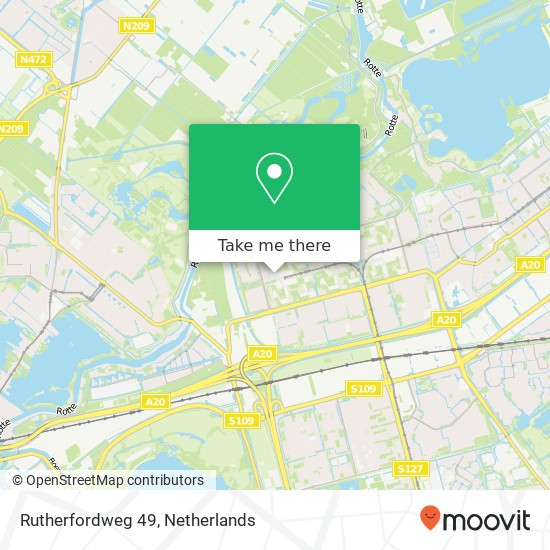 Rutherfordweg 49, 3069 KW Rotterdam Karte