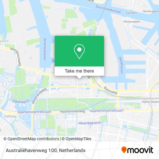 Australiëhavenweg 100 map