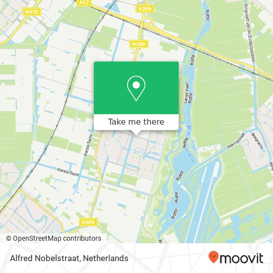 Alfred Nobelstraat, 2665 Bleiswijk map