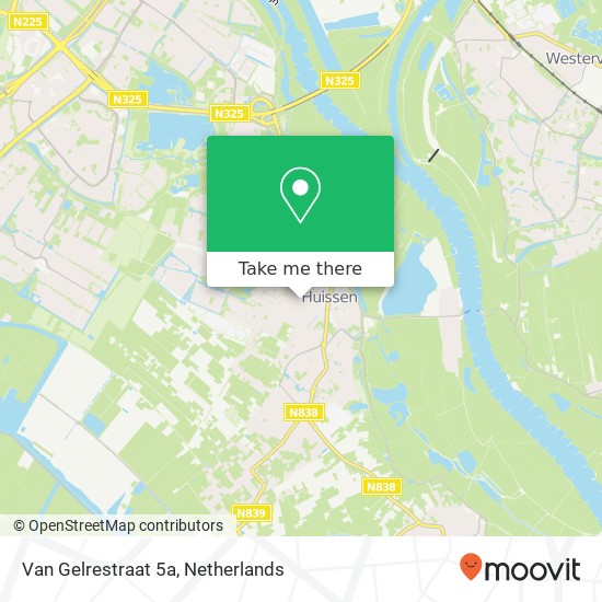 Van Gelrestraat 5a, 6851 LD Huissen map