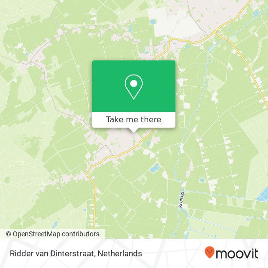 Ridder van Dinterstraat, 5575 Luyksgestel map