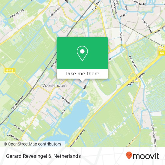 Gerard Revesingel 6, 2251 ZK Voorschoten map