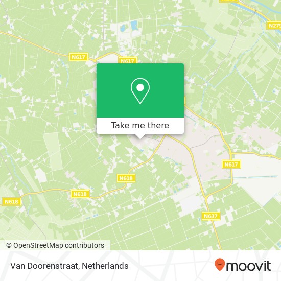 Van Doorenstraat, 5481 Schijndel map