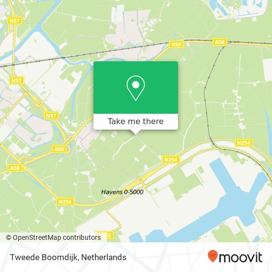 Tweede Boomdijk, 4339 PG Nieuw- en St. Joosland map