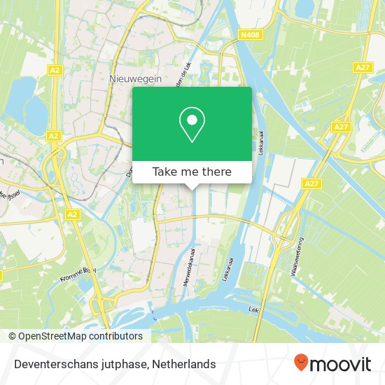 Deventerschans jutphase, 3432 NB Nieuwegein Karte