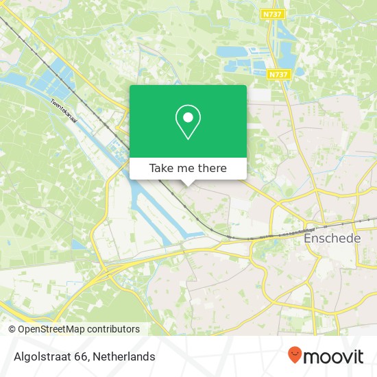 Algolstraat 66, 7521 HN Enschede map