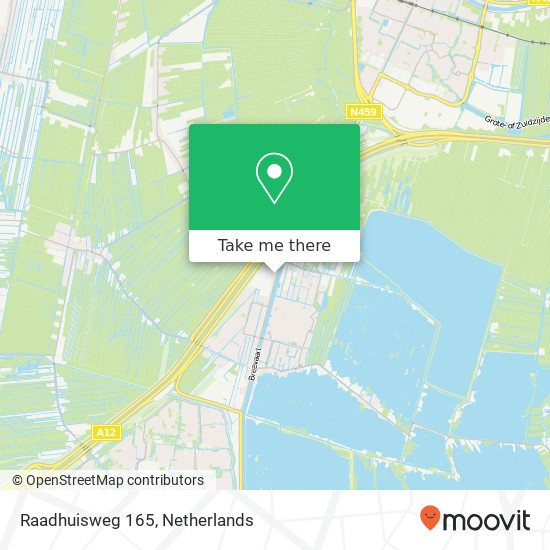Raadhuisweg 165, 2811 KA Reeuwijk-Brug Karte