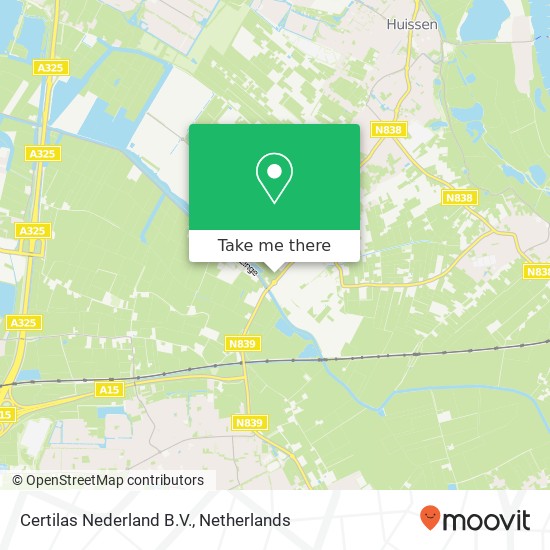 Certilas Nederland B.V., Gloxinialaan 2 Karte
