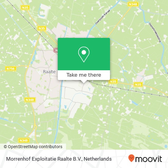 Morrenhof Exploitatie Raalte B.V., Klipperweg 5 map