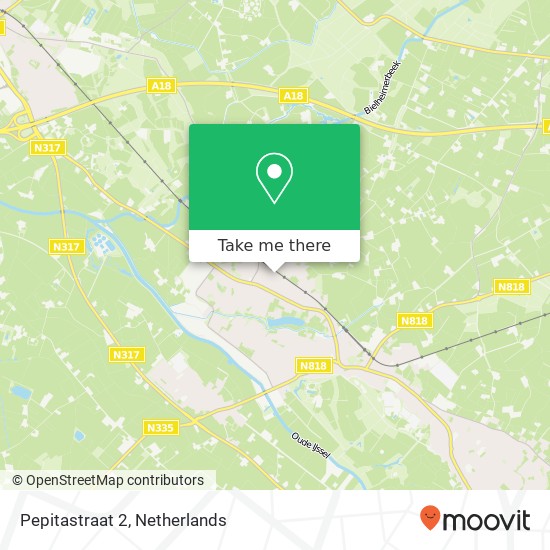 Pepitastraat 2, 7011 MB Gaanderen map