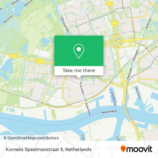 Kornelis Speelmanstraat 8 map