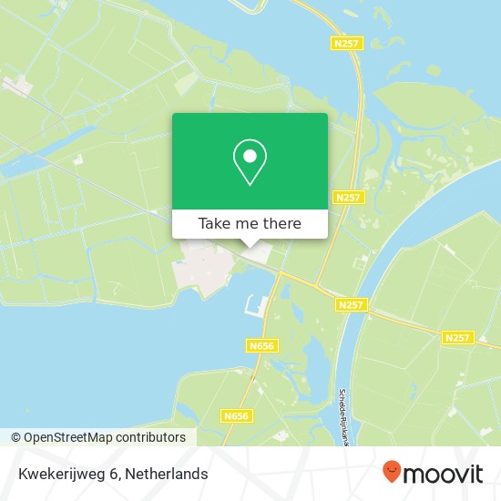 Kwekerijweg 6, 4675 PZ Sint Philipsland Karte