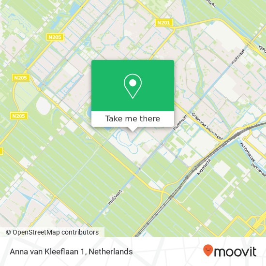 Anna van Kleeflaan 1, 2135 VD Hoofddorp map