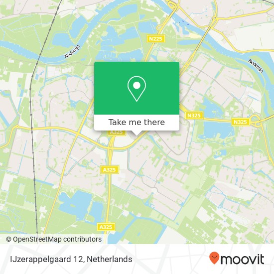 IJzerappelgaard 12, 6831 BD Arnhem Karte