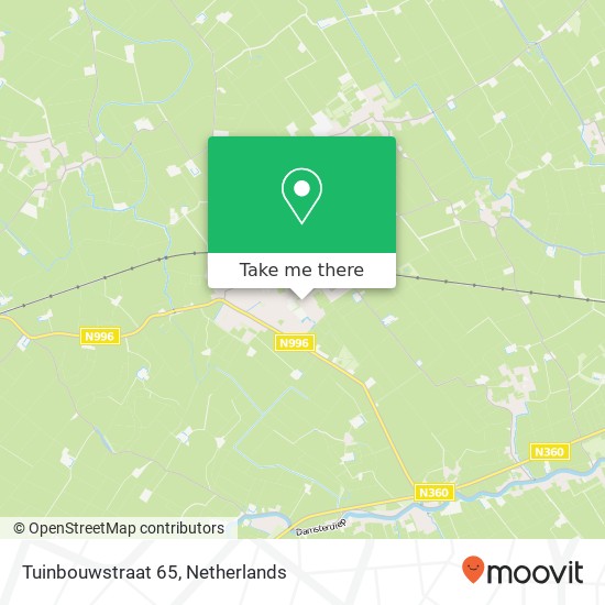 Tuinbouwstraat 65, 9919 HH Loppersum map