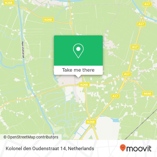 Kolonel den Oudenstraat 14, 4751 HJ Oud Gastel map