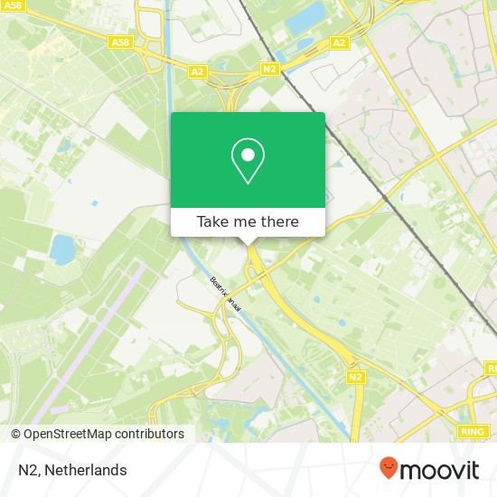 N2, 5657 Eindhoven Karte