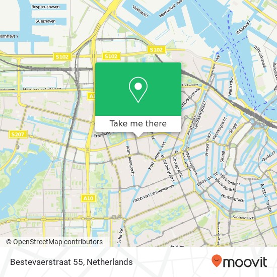 Bestevaerstraat 55, 1056 HH Amsterdam map