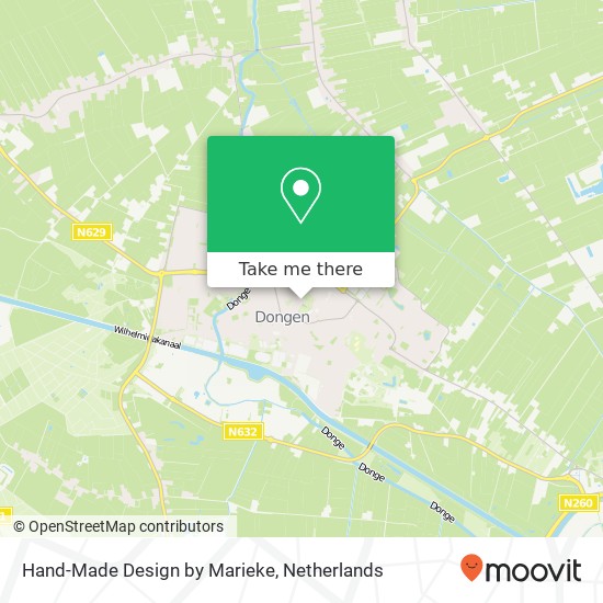 Hand-Made Design by Marieke, Nieuwstraat 5 map