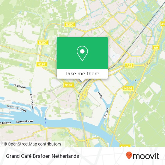 Grand Café Brafoer, Halve Maan map