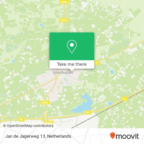 Jan de Jagerweg 13, 3781 BN Voorthuizen map