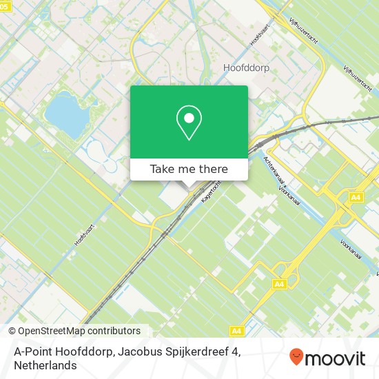 A-Point Hoofddorp, Jacobus Spijkerdreef 4 map