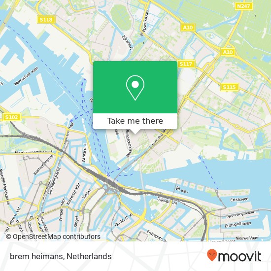 brem heimans, 1031 Amsterdam map