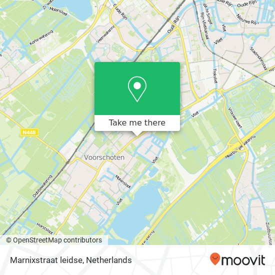 Marnixstraat leidse, 2251 KE Voorschoten map