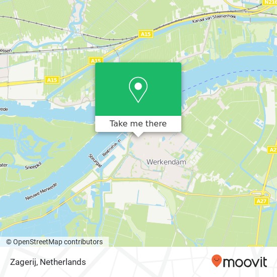 Zagerij, 4251 Werkendam map