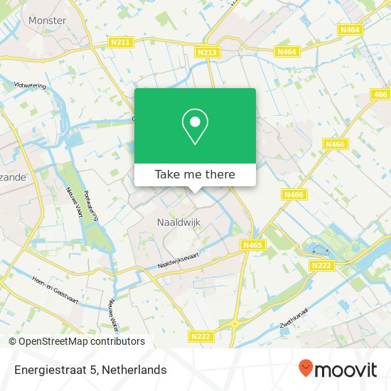 Energiestraat 5, 2671 DE Naaldwijk map
