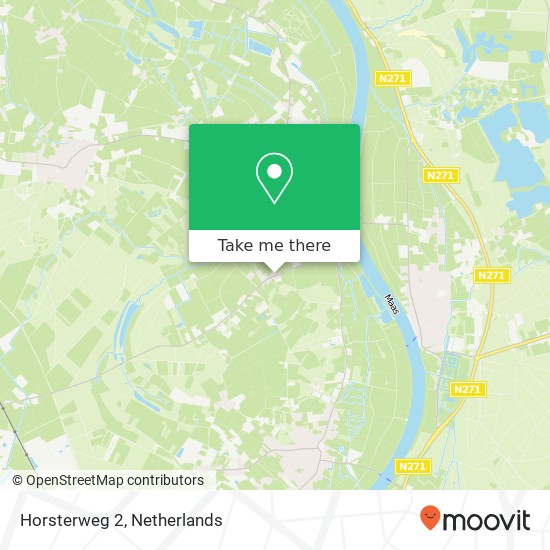 Horsterweg 2, 5872 CD Broekhuizen map